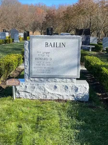 jewish double monuments - Bailin
