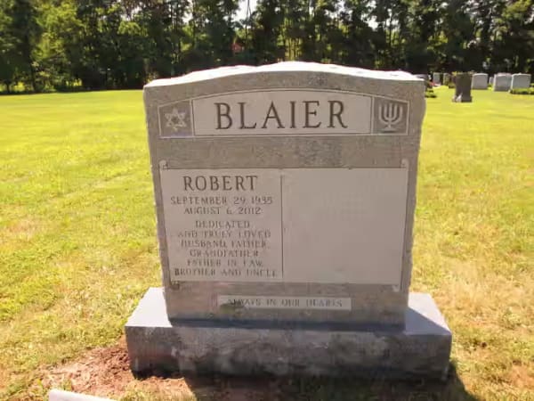 jewish double monuments - Blaier