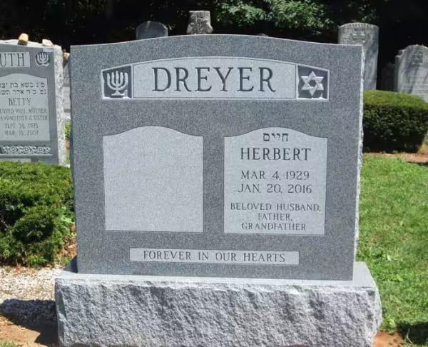 jewish double monuments - Dreyer