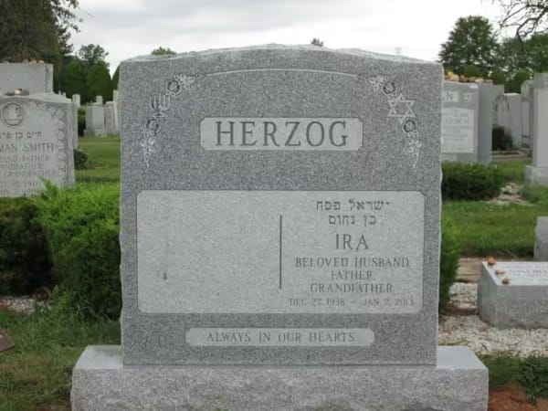 jewish double monuments - Herzog