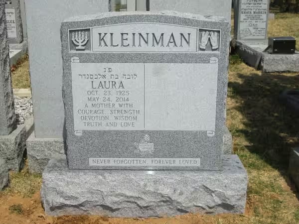 jewish double monuments - Kleinman