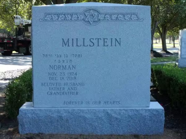 jewish double monuments - Millstein