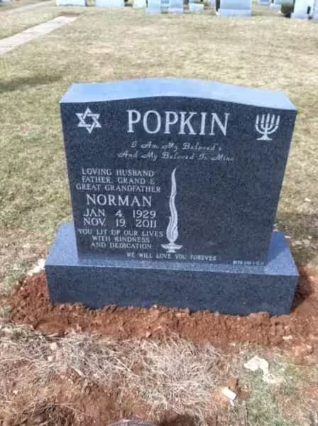 jewish double monuments - Popkin