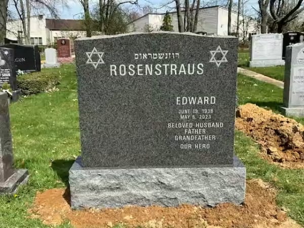 jewish double monuments - Rosenstraus