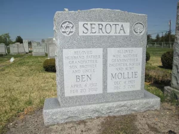 jewish double monuments - Serota