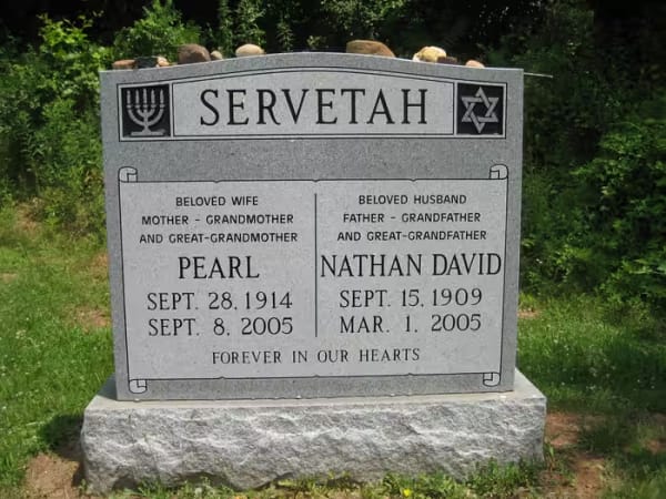 jewish double monuments - Servetah