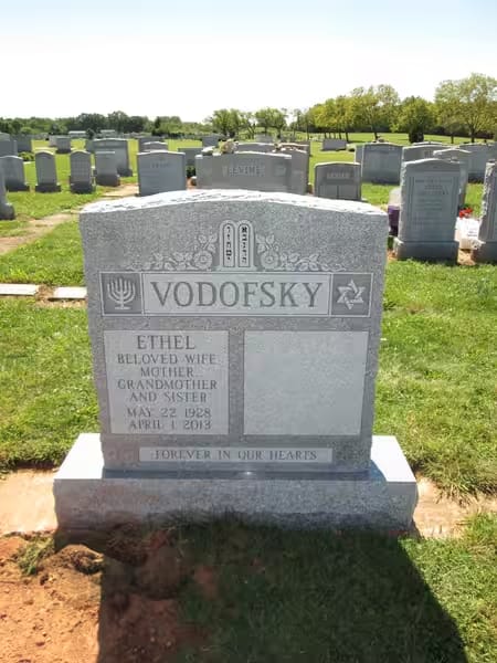 jewish double monuments - Vodofsky