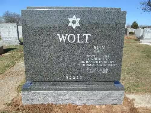 jewish double monuments - Wolt
