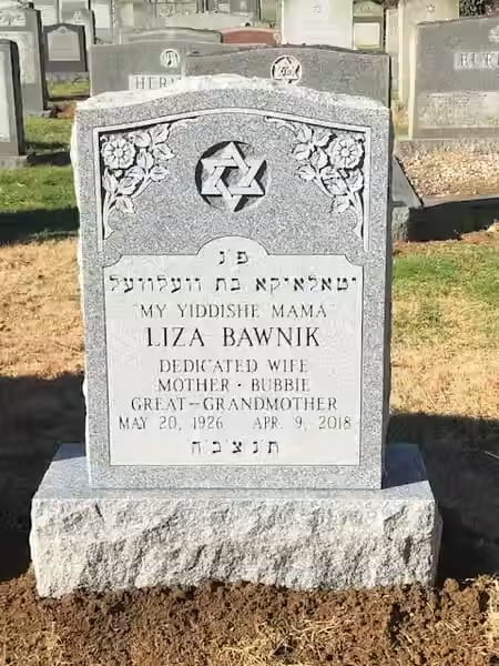 jewish single monuments - Bawnik