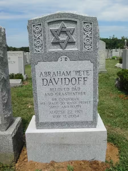 jewish single monuments - Davidoff