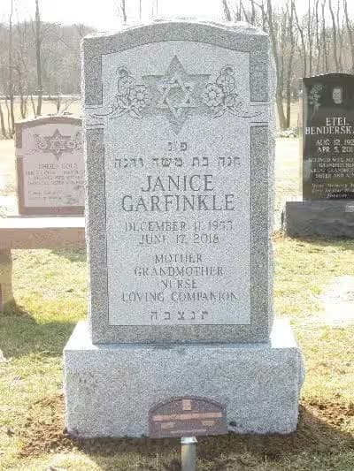jewish single monuments - Garfinkle