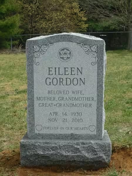 jewish single monuments - Gordon