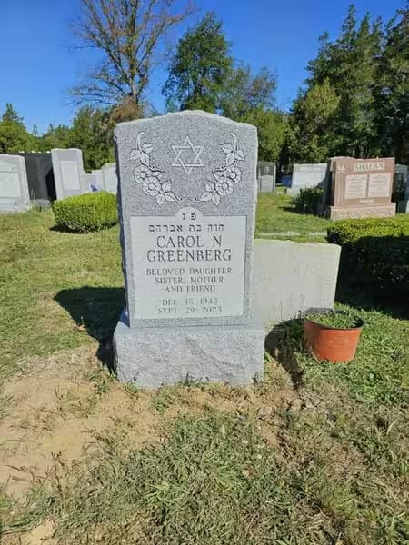jewish single monuments - Greenberg