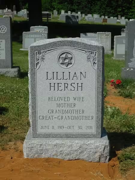 jewish single monuments - Hersh