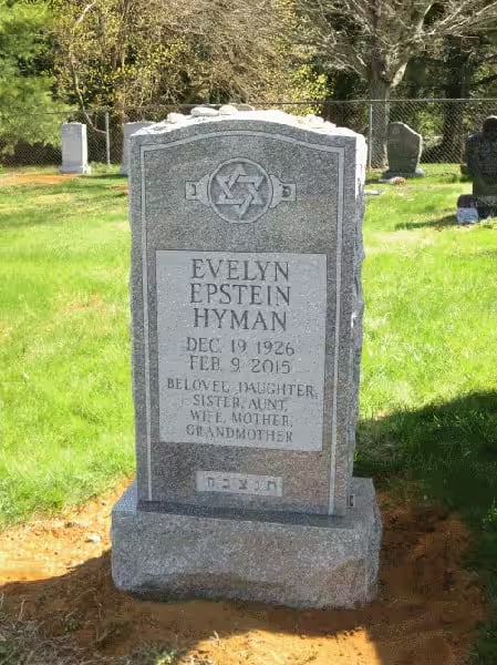 jewish single monuments - Hyman