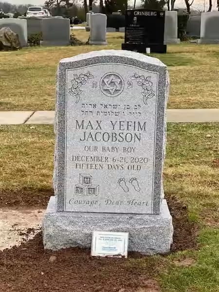 jewish single monuments - Jacobson