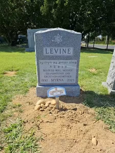 jewish single monuments - Levine