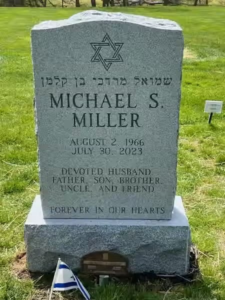jewish single monuments - Miller
