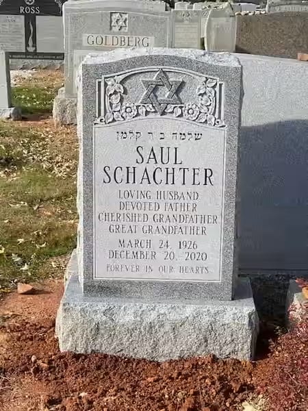 jewish single monuments - Schachter