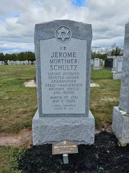 jewish single monuments - Schultz