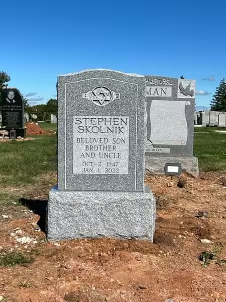 jewish single monuments - Skolnik