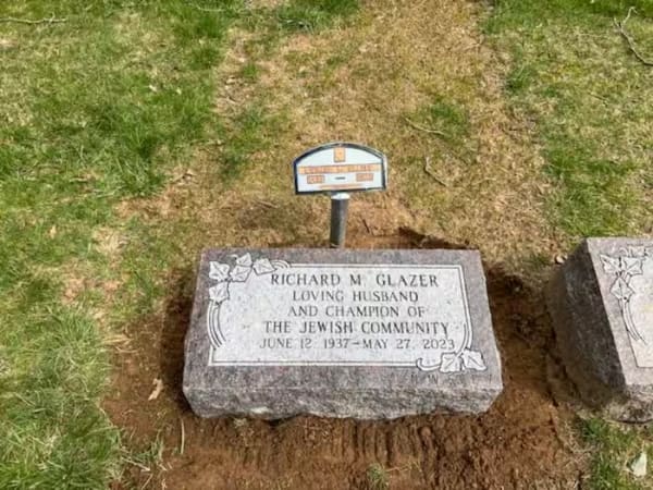 cemetery markers - Glazer