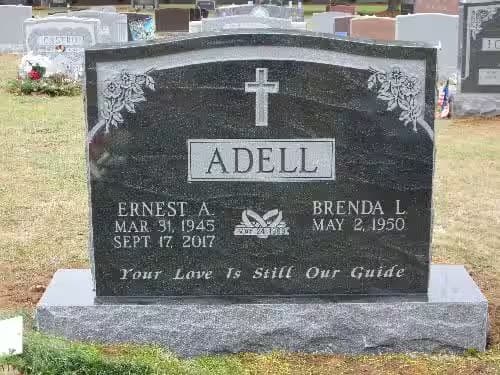 double granite monuments - Adell