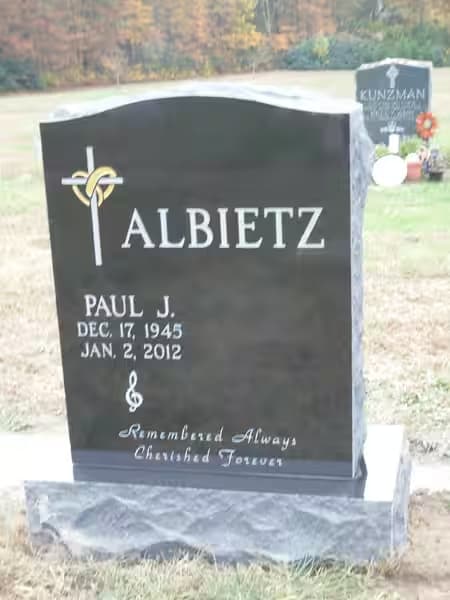 double granite monuments - Albietz
