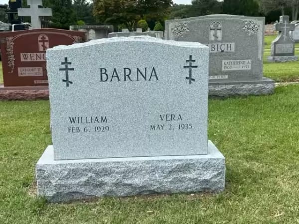 double granite monuments - Barna
