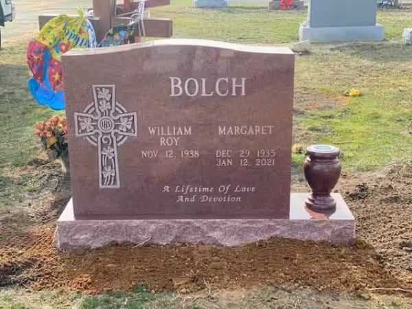 double granite monuments - Bolch