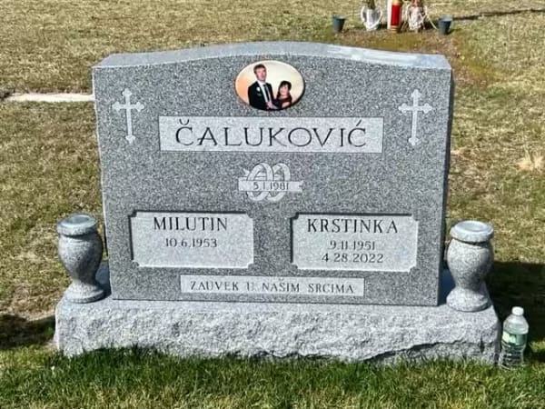 double granite monuments - Calukovic
