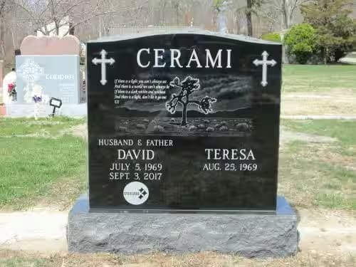 double granite monuments - Cerami