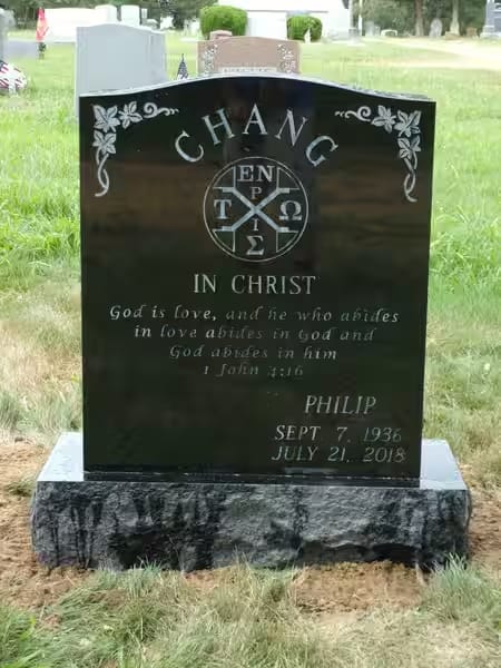 double granite monuments - Chang