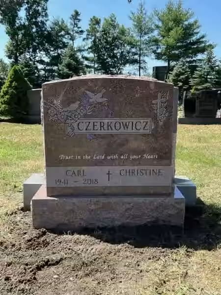 double granite monuments - Czerkowicz