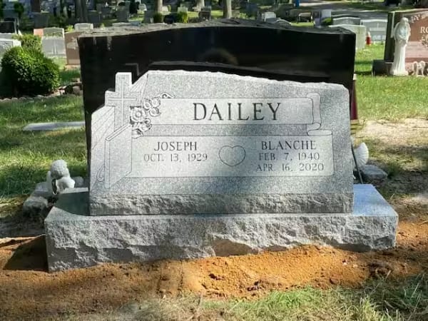 double granite monuments - Dailey