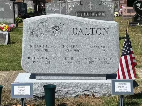 double granite monuments - Dalton