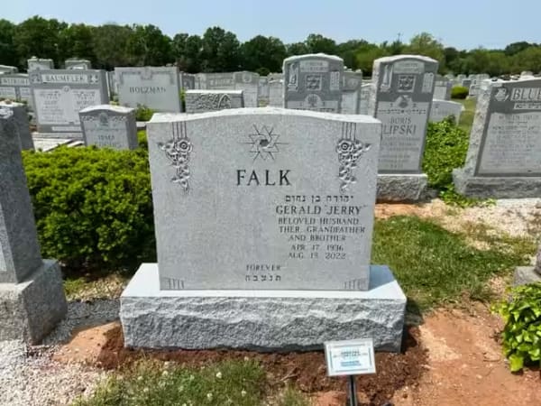 double granite monuments - Falk