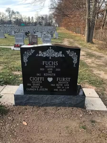 double granite monuments - Fuchs