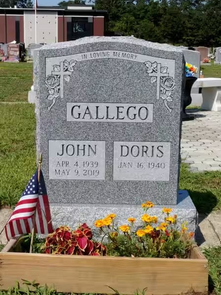 double granite monuments - Gallego