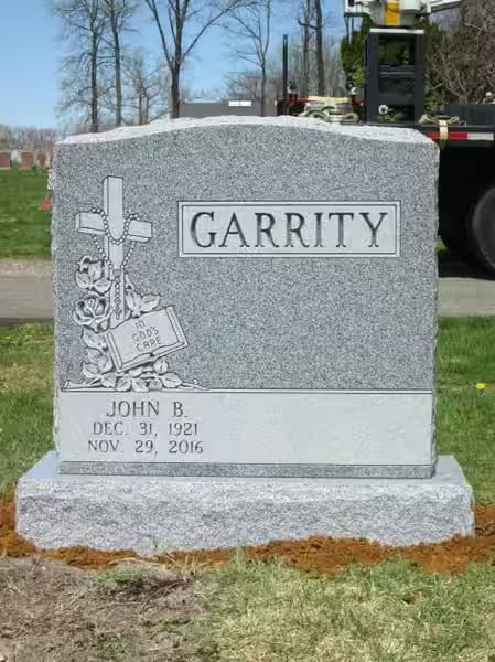 double granite monuments - Garrity