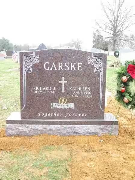 double granite monuments - Garske