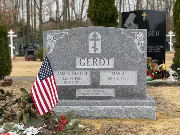 double granite monuments - Gerdt