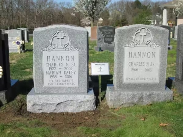 double granite monuments - Hannon