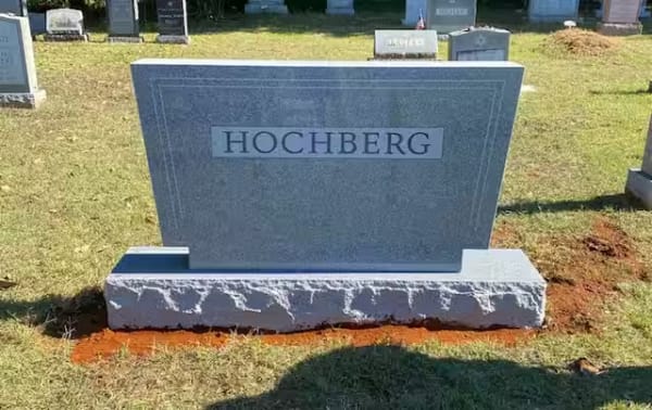 double granite monuments - Hochberg