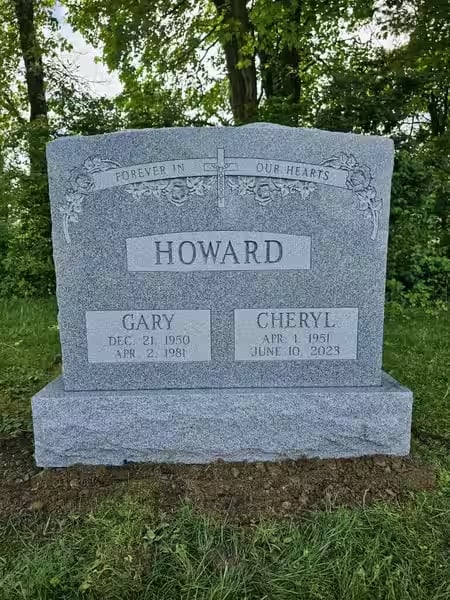 double granite monuments - Howard