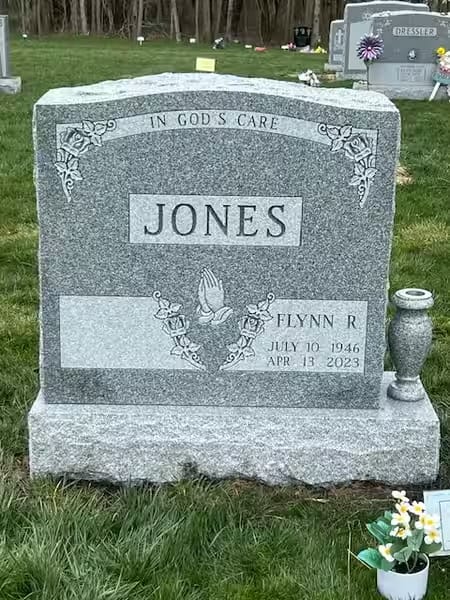 double granite monuments - Jones