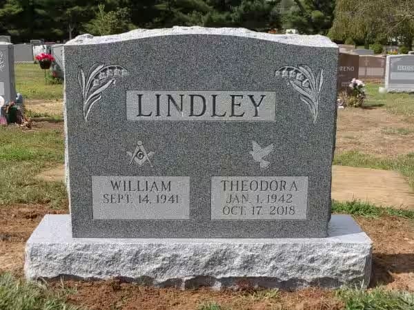 double granite monuments - Lindley