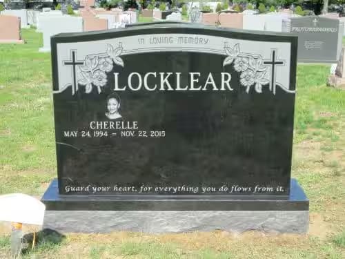 double granite monuments - Locklear