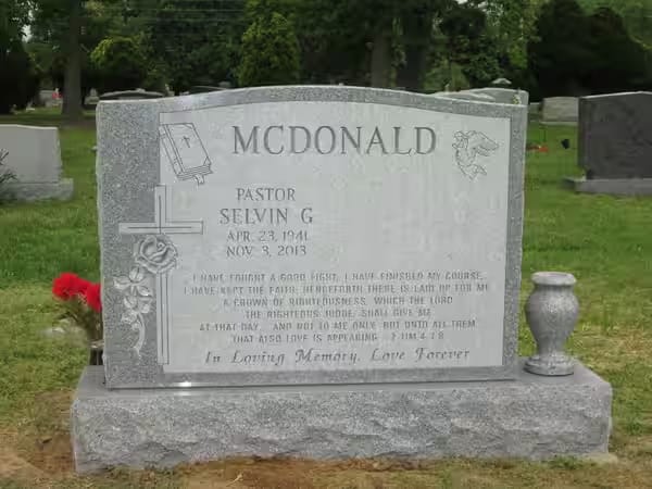 double granite monuments - McDonald