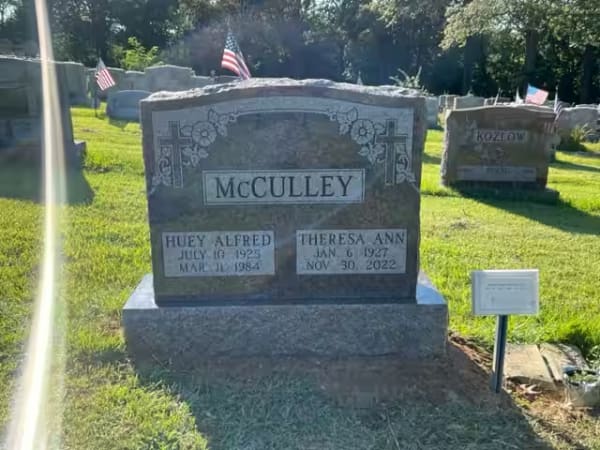 double granite monuments - Mcculley